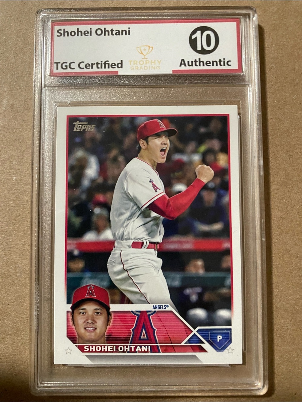 Topps Shohei Ohtani Card - TCG certified gem 10